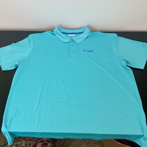 Columbia PFG Omni Shade Omni Wick Low Drag Polo XXL Performance Fishing … - Picture 13 of 14